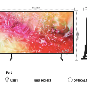 Samsung 43" Crystal UHD 4K DU7000 4K Smart TV